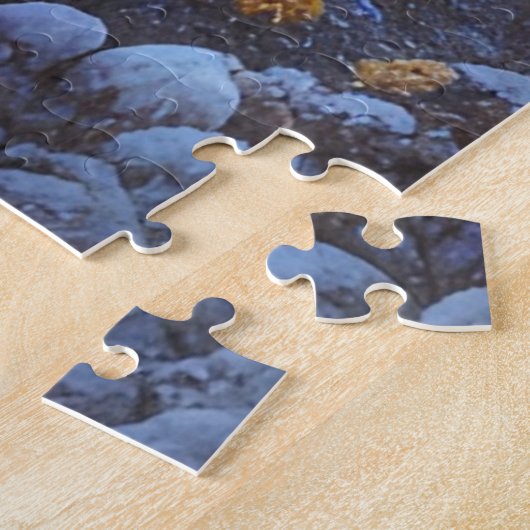 Boeiende Winter Wonderland Landschapskunst Legpuzzel (Zijkant)