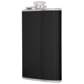 Boeiende zwart-wit foto van een Vintage Heupfles (Links)