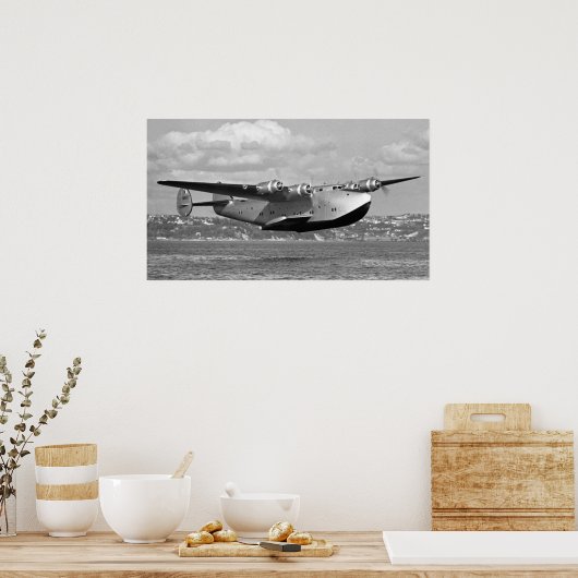 Boeing 314 Clipper 16 x 28 inch Poster (Keuken)