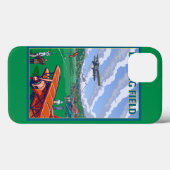 Boeing Field Oude Reisposter Case-Mate iPhone Case (Achterkant (horizontaal))