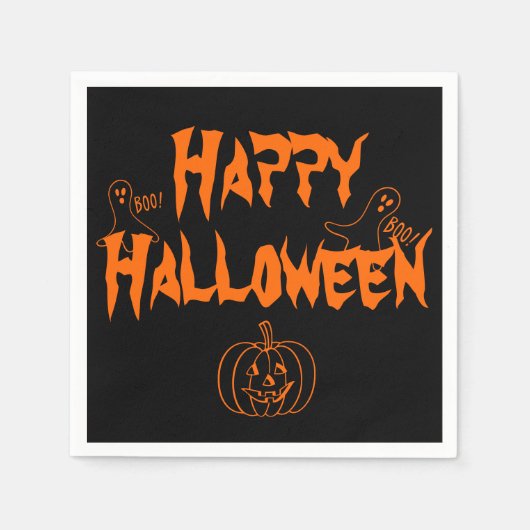 Boeing Happy Halloween Servetten (Voorkant)