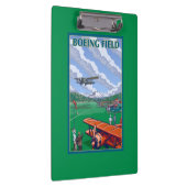 Boeing Vintage Travel Poster Klembord (Rechts)