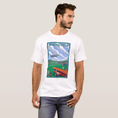 Boeing Vintage Travel Poster T-shirt (Voorkant volledig)