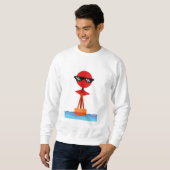 boeivormig menselijk lichaam trui (Voorkant volledig)