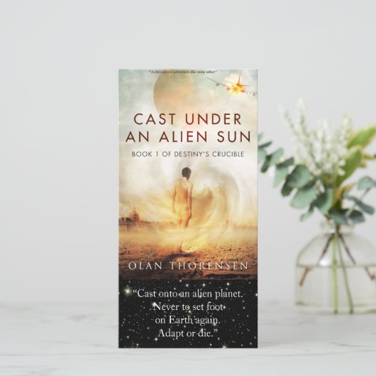 Boek 1 Bladwijzer/ Bedankkaart (Staand voorkant)