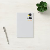 Boek-a-Boe! Mooie Cartoon Eend met Grappige Woords Post-it® Notes (Kantoor)