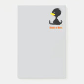 Boek-a-Boe! Mooie Cartoon Eend met Grappige Woords Post-it® Notes (Voorkant)