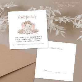 Boek-aanvraag Boek Boho Elephant Informatiekaartje