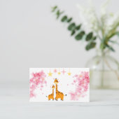 Boek Aanvraag Giraffe Informatiekaartje (Staand voorkant)