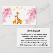 Boek Aanvraag Giraffe Informatiekaartje (Voorkant / Achterkant)