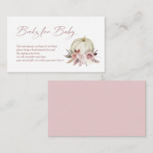 Boek Aanvraag Herfst Roze Kleine Pompoen Baby show