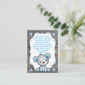 Boek Aanvraag Kaart Boy Beer Shower (Staand voorkant)