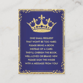 Boek Aanvraag Kaart Royal Prince Shower