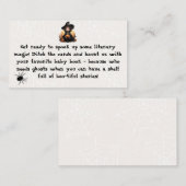Boek Aanvraag Little Witch Baby shower Informatiekaartje (Voorkant / Achterkant)