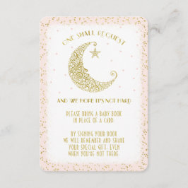 Boek aanvraag Twinkle Little Star Baby shower Kaar Kaart
