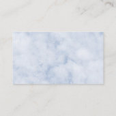 Boek Aanvraag voor Baby shower Blue Poem Invitatio Informatiekaartje (Achterkant)