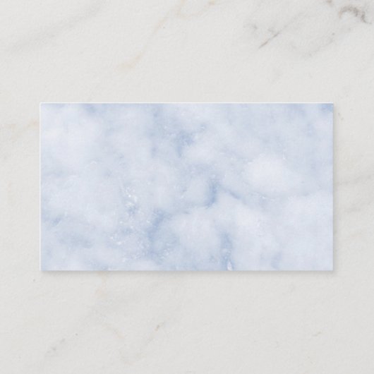 Boek Aanvraag voor Baby shower Blue Poem Invitatio Informatiekaartje (Achterkant)