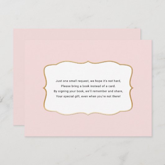 Boek aanvraagkaart — ELKE KLEUR ACHTERGROND Uitnodiging Briefkaart (Voorkant / Achterkant)