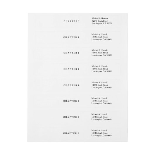  boek adresetiketten adreslabel wikkel (Vel)