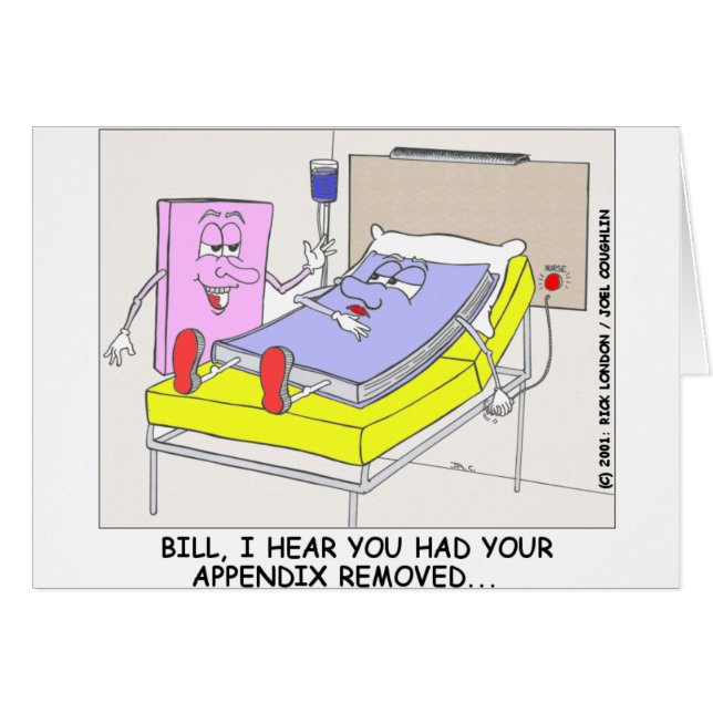 Boek Appendix Coming Out Funny Geschenken & T-shir (Voorkant Horizontaal)
