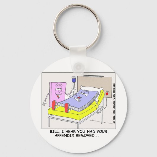 Boek Appendix Coming Out Funny Geschenken & T-shir Sleutelhanger (Voorkant)