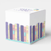 Boek Baby shower, Brunch en Boeken, Genderneutraal Bedankdoosjes (Achterkant)