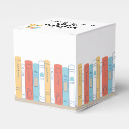 Boek Baby shower, Brunch en Boeken, Genderneutraal Bedankdoosjes