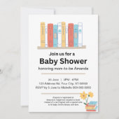 Boek Baby shower, Brunch en Boeken, Genderneutraal Kaart (Voorkant)