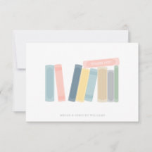 Boek Baby shower Dank u