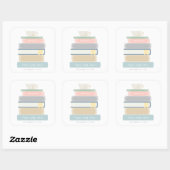 Boek Baby shower Sticker (Vel)