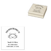 Boek behoort tot de naam van het boek Boekplaat Fu Rubberstempel (Gestempeld)