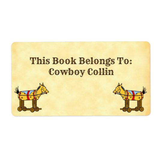 Boek behoort tot het Etiket voor  Speelgoed op maa (Voorkant)