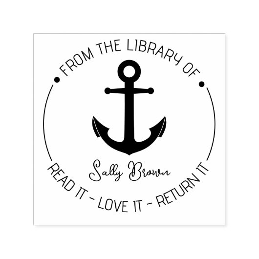 Boek bibliotheek boekenplaat boek stempel Custom H (Design)