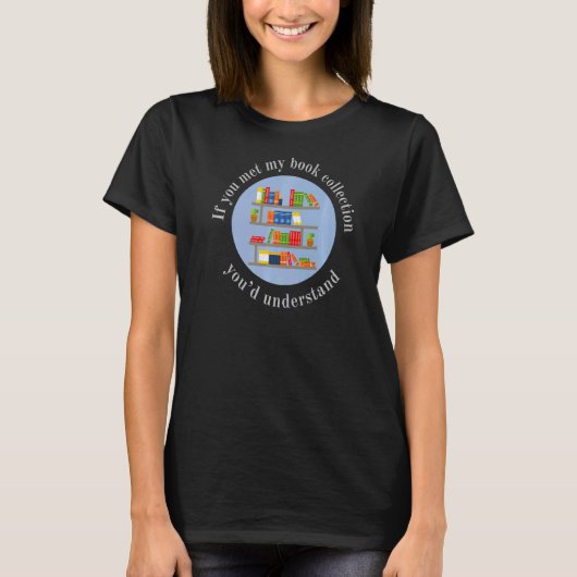Boek Bibliotheek Squad Engels Leraar School Librar T-shirt (Voorkant)
