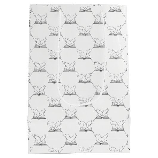 Boek Birdies Endpaper Patroon Medium Cadeauzakje (Achterkant)