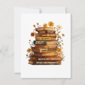 Boek Black History Month Bedankkaart (Voorkant)