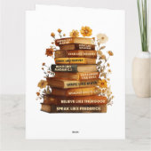Boek Black History Month Bedankkaart (Achterkant)