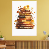 Boek Black History Month Canvas Afdruk (Insitu (Woonkamer))