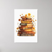 Boek Black History Month Canvas Afdruk (Voorkant)