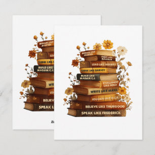 Boek Black History Month Feestdagenkaart