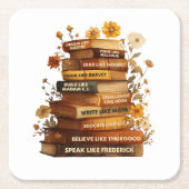 Boek Black History Month Kartonnen Onderzetters (Voorkant)