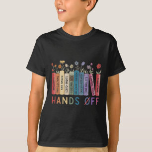 Boek Bloem Anti Trump Sociale Zekerheid Handen af T-shirt