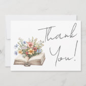 Boek Bloemendankjewel Bedankkaart (Voorkant)