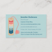 Boek Bloggers Reviewers Bibliothecarissen Bladwijz Visitekaartje (Voorkant)