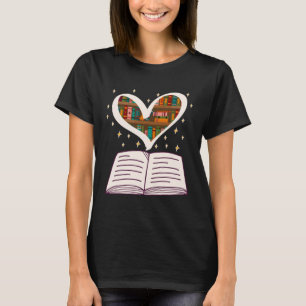 Boek boek hart boekenwurm booknerd en Lezen 1 T-shirt