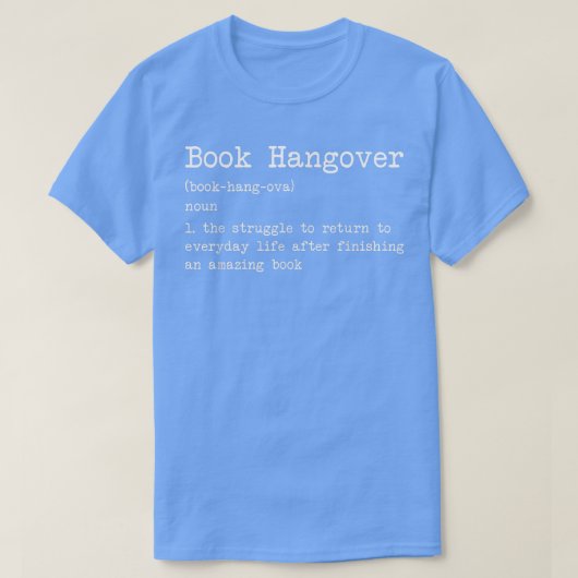 Boek Boek Lover Funny R T-shirt (Design voorkant)