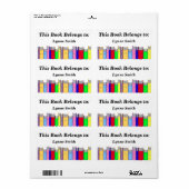 Boek Bord Etiket (Full Sheet)