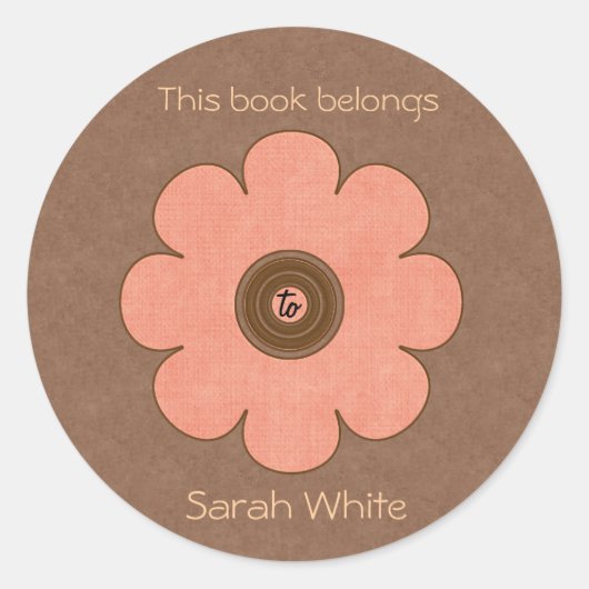 Boek Bord Ronde Sticker (Voorkant)