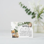 Boek bos bos bos bos bos, bos informatiekaartje (Staand voorkant)