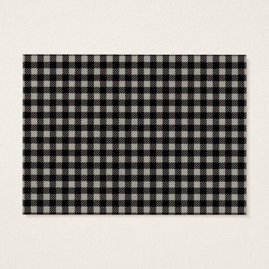 Boek Boy Baby shower Lumberjack Plaid Beer n Cubs Visitekaartje (Achterkant)